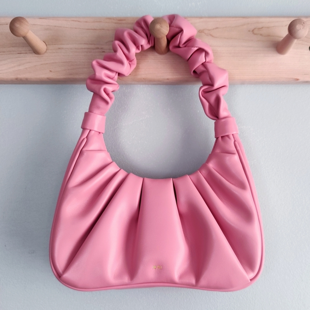 JW PEI Gabbi Ruched Hobo Handbag in Pink